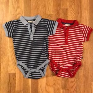 Jo Jo Maman BeBe Striped Polo onesies